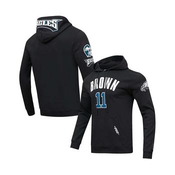 Pro Standard | Men's A.J. Brown Black Philadelphia Eagles Player Name and Number Pullover Hoodie商品图片,