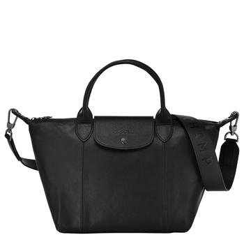 推荐Top handle bag S Le Pliage Cuir Black (L1512757001)商品