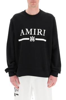 amiri衬衫真假, AMIRI | Amiri Logo Printed Crewneck Sweatshirt商品图片 5.2折起