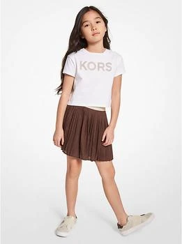Michael Kors | Pleated Logo Skirt,商家Michael Kors,价格¥235