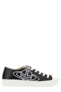 Vivienne Westwood | Vivienne Westwood Plimsoll Lace-Up Sneakers,商家Cettire,价格¥1315