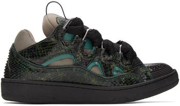 浪凡男鞋, Lanvin | Green Curb Sneakers商品图片 额外8.5折, 额外八五折