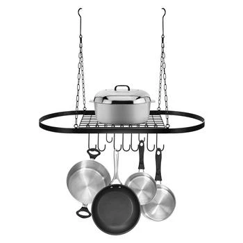 Sorbus | Pot and Pan Rack for Ceiling with Decorative Hooks,商家Macy's,价格¥524