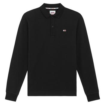 推荐Tommy Jeans Long Sleeve Classics Polo - Black商品