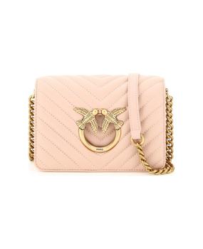 pinko邮差包女包, PINKO | Love Click V Quilt Mini Bag Pinko商品图片 6.4折