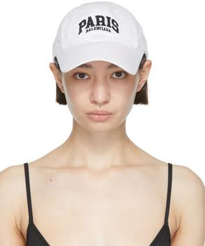 巴黎世家帽子精选, Balenciaga | White Paris Cap商品图片 