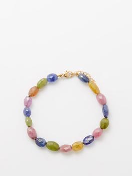 商品Jia Jia | Arizona Candy sapphire & 14kt gold bracelet,商家MATCHESFASHION,价格¥6453图片