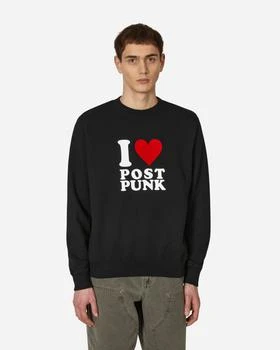 推荐I Love Punk Crewneck Sweatshirt Black商品