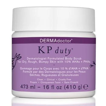 KP Duty Dermatologist Formulated Body Scrub For Dry, Rough, Bumpy Skin, 16 oz.
