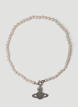 推荐Hilarios Pearl Necklace in Silver商品