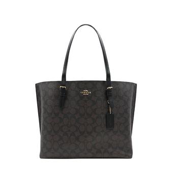 coach联名新款, Coach | 美国直邮COACH蔻驰新款女士大容量托特包购物袋PVC配皮单肩包1665商品图片 额外8.2折x额外8.8折, 额外八二折, 额外八八折