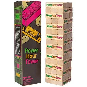Power Hour Tower | Adult Party Game 48 Hilarious Wooden Blocks,商家Macy's,价格¥112