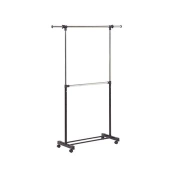 商品Honey Can Do | Adjustable Rolling Metal Double Clothes Rack,商家Macy's,价格¥531图片