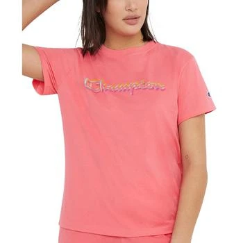 推荐Champion Womens Plus Logo Crewneck T-Shirt商品