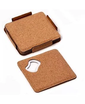 Bey-Berk | Coasters with Bottle Opener Set of 4,商家Macy's,价格¥198