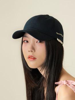 推荐Crochet Point Baseball Cap_Navy商品