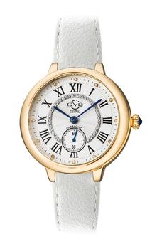 推荐Women's Rome Silver Dial Yellow Gold Watch, 36mm - 0.057 ctw商品