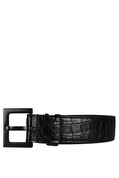 推荐Luxury Belt   Belt Monogram Saint Laurent Black Crocodile Style商品
