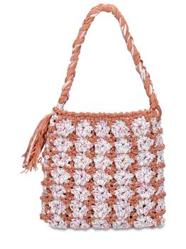 推荐Recycled Cotton & Linen Crochet Bag商品