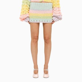 推荐Multicoloured knit miniskirt商品
