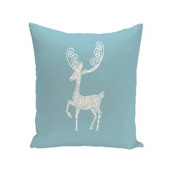 推荐16 Inch Light Blue Decorative Christmas Throw Pillow商品