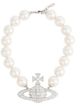 西太后项链, Vivienne Westwood | Neysa orb-embellished pearl necklace商品图片 
