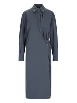 Lemaire | Lemaire Twisted Long Sleeved Midi Shirt Dress 5.2折, 独家减免邮费