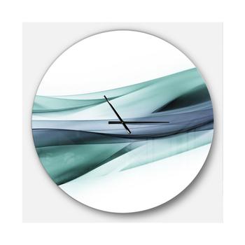商品Designart Oversized Modern Round Metal Wall Clock - 36 x 36图片
