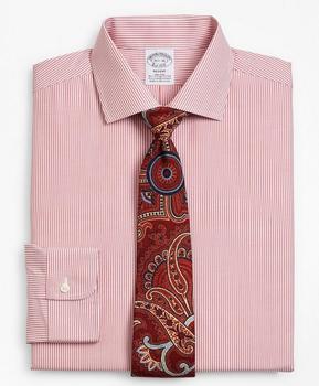Brooks Brothers | Stretch Regent Regular-Fit Dress Shirt, Non-Iron Stripe商品图片,5.1折