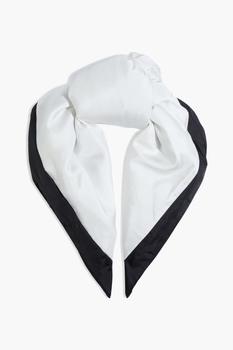 推荐Padded two-tone silk-twill scarf商品