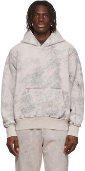 Les Tien | Off-White Cotton Hoodie商品图片,4折