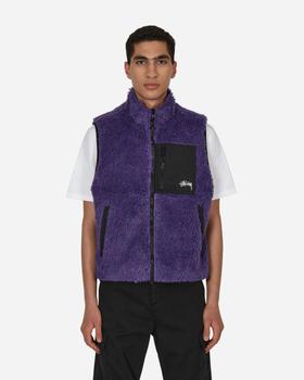 STUSSY, STUSSY | Sherpa Vest Purple商品图片 额外8.6折, 额外八六折