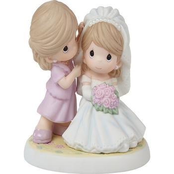 商品Precious Moments | 222008 Today A Bride, Always A Daughter Bisque Porcelain Figurine,商家Macy's,价格¥788图片