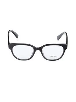 Miu Miu | 52MM Square Eyeglasses 4.5折