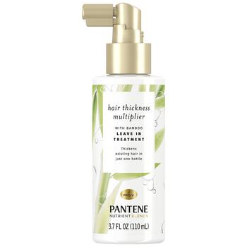 商品Pantene | NutrientBlends Bamboo Hair Volumizer Thickness Multiplier Leave In Treatment,商家Walgreens,价格¥51图片