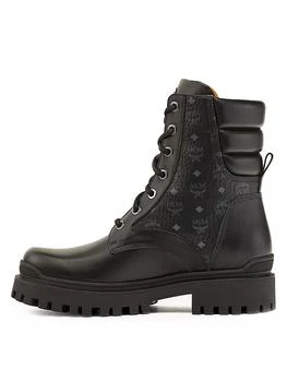 推荐Visetos Logo & Leather Lug-Sole Ankle Boots商品