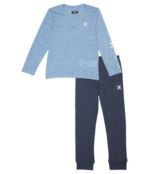 推荐Cloud Slub Long Sleeve T-Shirt and Joggers Two-Piece Outfit Set (Little Kids)商品