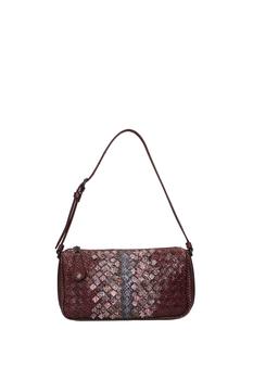 bottega veneta包斜挎包, Bottega Veneta | Shoulder bags Leather Snake Violet商品图片 3.7折