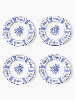 商品Set of four Wisteria porcelain fruit plates,商家MATCHESFASHION,价格¥2262图片