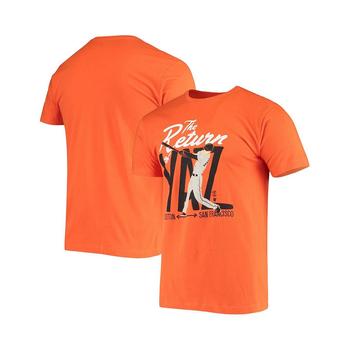 迈克达威, BreakingT | Men's Mike Yastrzemski Orange San Francisco Giants Return of Yaz T-shirt商品图片 