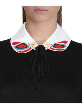 RED Valentino | Womens Poplin Beaded Collar Necklace商品图片,2.3折