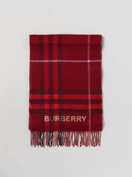 推荐Burberry cashmere scarf with Burberry Check pattern商品