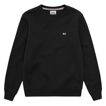 Tommy Hilfiger | Tommy Jeans Fleece Flag Crew Sweat - Black商品图片,满$175享9折, 满折