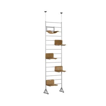 商品9FT Adjustable Multi-Level Cat Climbing Tree Tower Scratcher Post图片