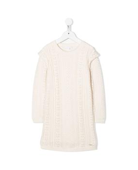 Chloé | Kids Ivory Knit Dress商品图片,
