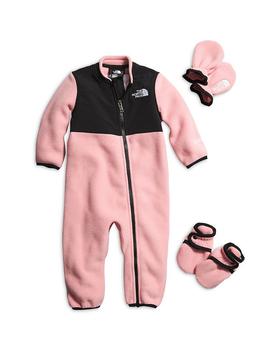 The North Face | Unisex Denali Coverall, Mittens & Booties Three Piece Set - Baby商品图片,