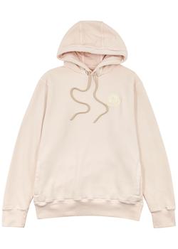 moncler polo直邮, Moncler | 2 Moncler 1952 pink hooded cotton sweatshirt商品图片 