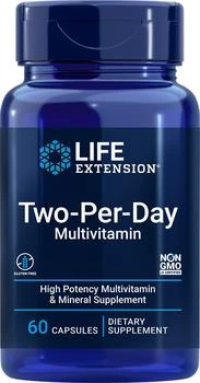 Life Extension | Life Extension Two-Per-Day Multivitamin, 60 Multivitamin,商家Life Extension,价格¥86