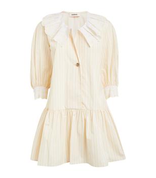 sandeo, Sandro | Ruffle Collar Mini Dress商品图片 5折