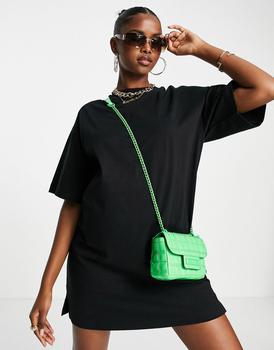 Urban Classics | Urban Classics oversized t-shirt mini dress in black商品图片,